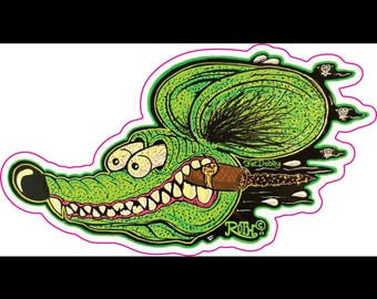 Fat Daddy Kustom Logo Stickers (Large)