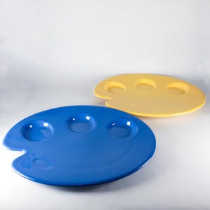 Dudson Duraline Painter Palette Serving Platte, Mid Century Modern Staffordshire Pottery