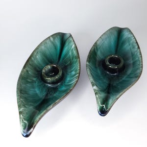 Blue Mountain Pottery Candle Holders