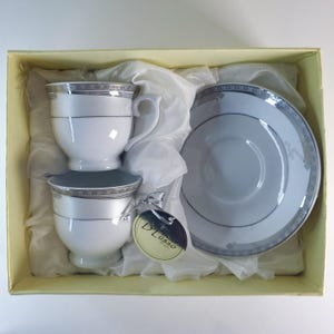 2 D’Lusso Designs Demitasse Cup & Saucer Set