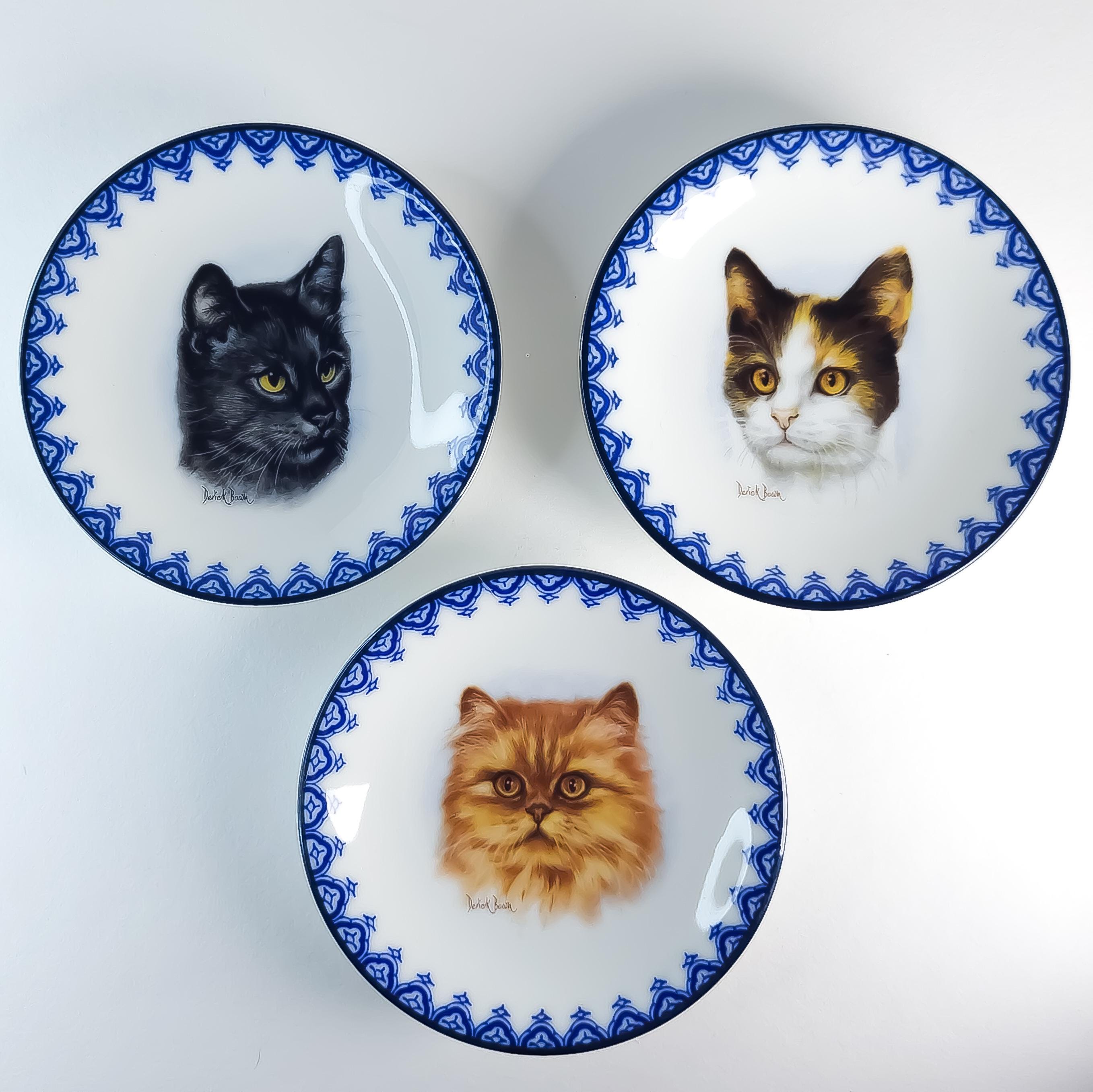 フランスアンティーク　猫顔プレート　猫フェイスプレート　キャットプレート フランスアンティーク 猫顔プレート 猫フェイスプレート