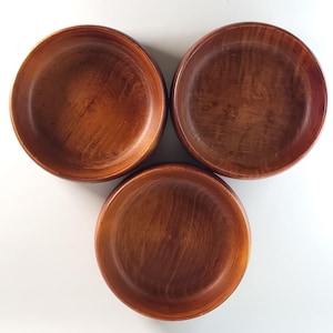 Vintage Stackable Maple Wood Bowl, Baribocraft Canada