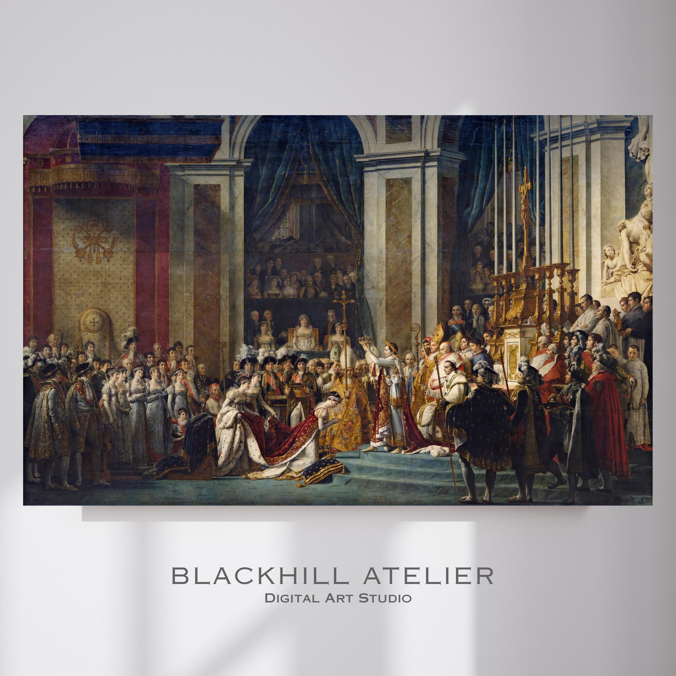 Jacques-louis David Art Print: the Coronation of Napoleon