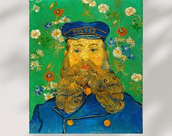 Van Gogh Print: Postman Joseph Roulin Portrait (Digital Download)