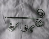 Mint green shawlpin or hairslide