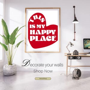 This Is My Happy Place Digital Wall Art