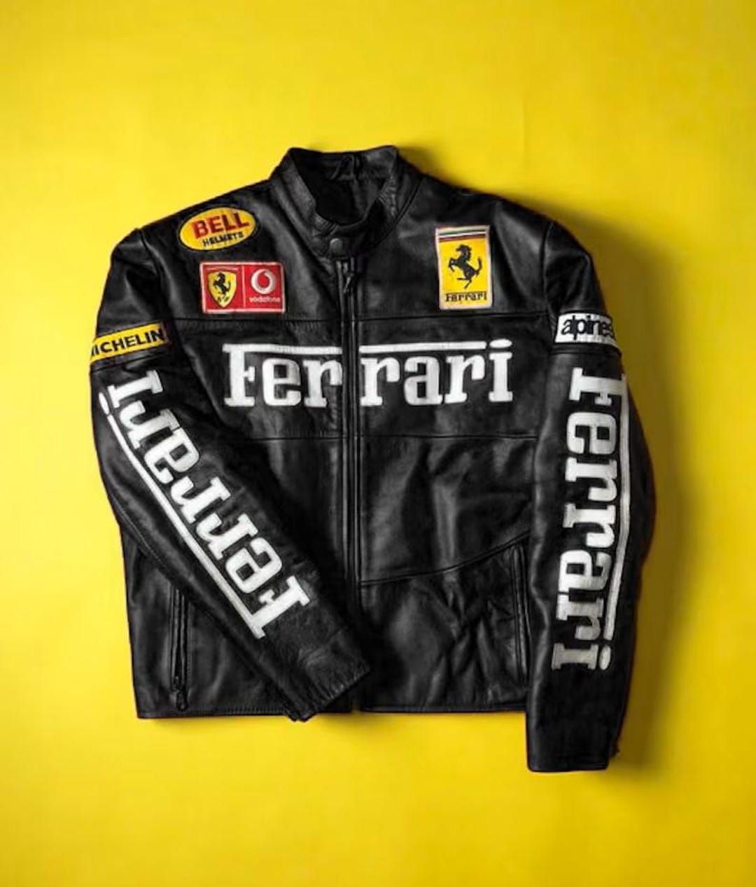Formula 1 Retro Racing Jacket Adult Formula 1 Vintage Racing Ferrari Jacket F1-formula 1 Vintage ...