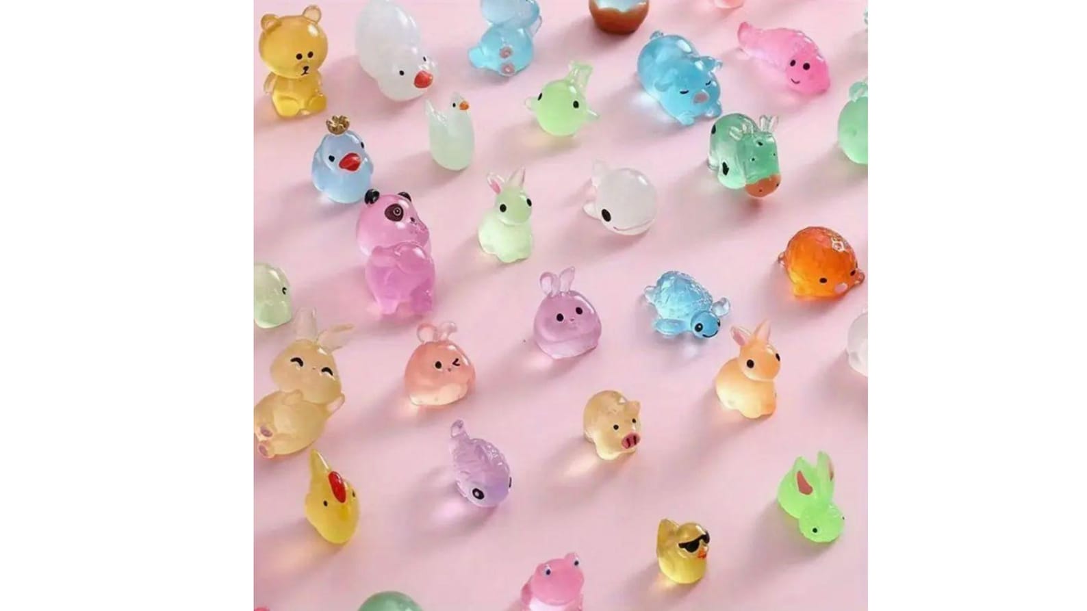 Glow in the Dark Resin Animals