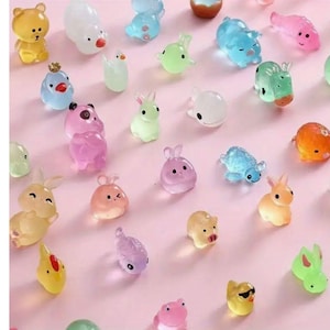 Glow in the Dark Resin Animals