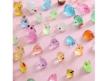 Glow in the Dark Resin Animals