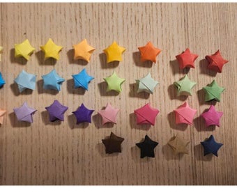 Estrellas de papel: elige tu color, no al azar