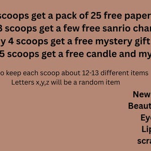 Aesthetic Mystery scoop Gift Box: Fun, Practical, Adorable Items image 5