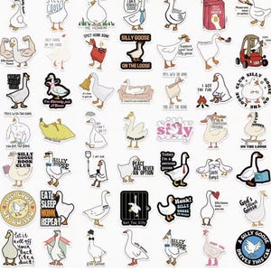 50pcs Funny Silly Goose Meme Stickers image 3