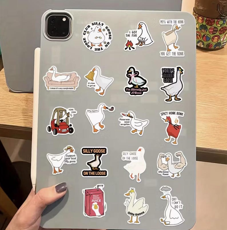 50pcs Funny Silly Goose Meme Stickers image 4