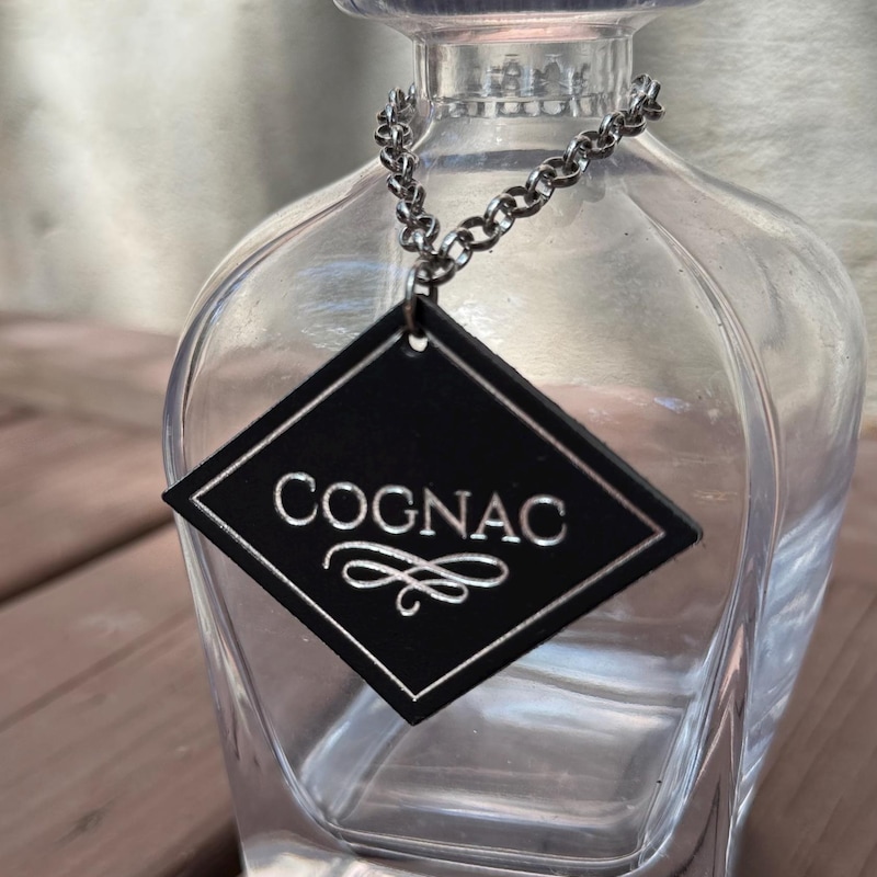 Leather Decanter Tag - Etsy