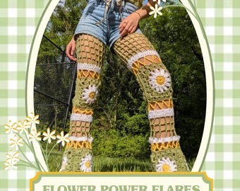 Flower power fakkels: haakpatroon