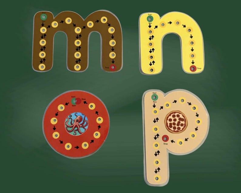 Letter R Lacing Alphabet Letter Formation Lacing Tracing Sensory Cards-diy Digital ...