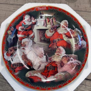 カルコーク CAL-COKE バディホリー プレート Bradford Exchange Coca Cola Plate - Etsy