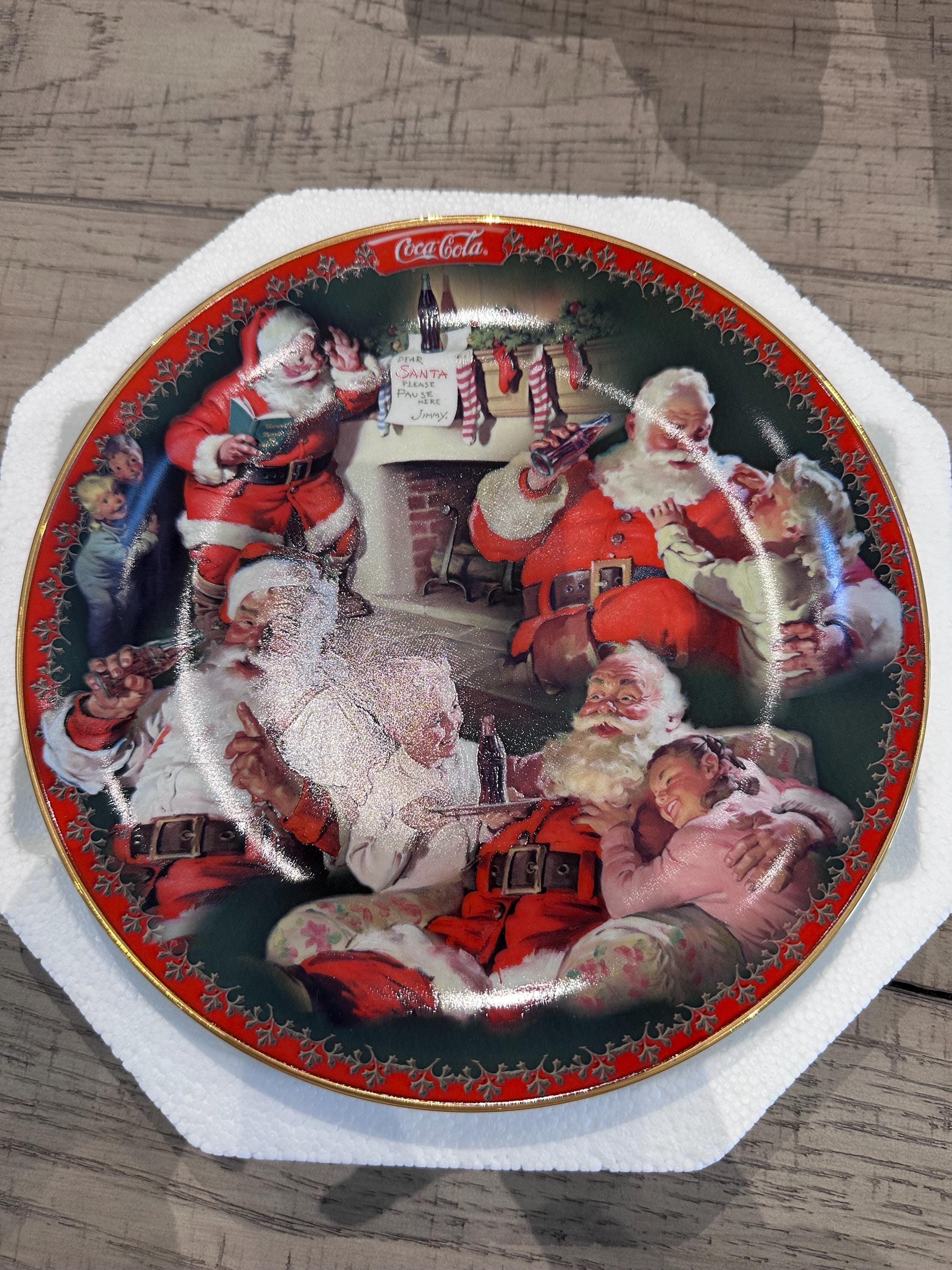 Coca-Cola The Eras 1960-1970 コレクションプレート Bradford Exchange Coca Cola Plate - Etsy