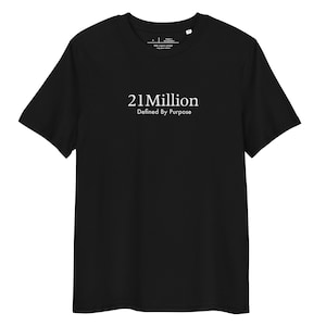 21 Million Organic Cotton T-Shirt Bitcoin