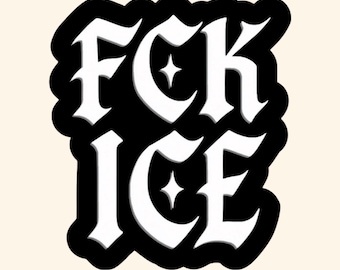 Leftist Die Cut Vinyl Stickers | Anti ICE, Antifa, Antifascist