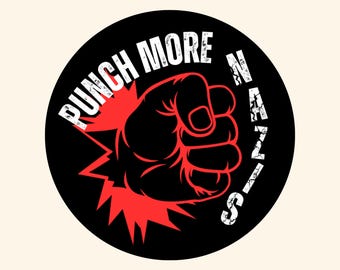 Punch More Nazis Punk: Resistance Symbol, Punk Stickers, Antifascist