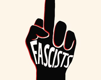 Leftist Vinyl Stickers | Antifascist sticker, antifa