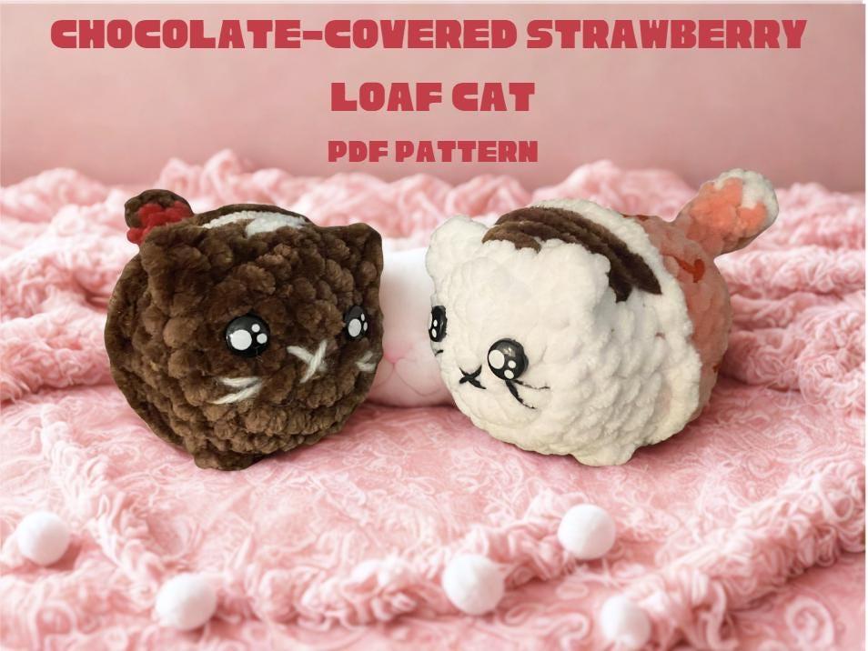 37 Fat Cat Crochet Patterns: Unleash Your Creativity and Craft Skills! 17 Chocolate-Covered Strawberry Loaf Cat Crochet