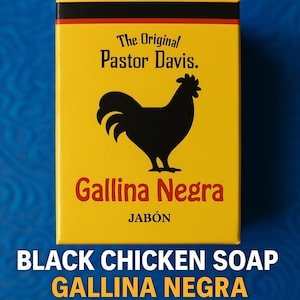 Pastor Davis Black Chicken Soap: Hoodoo, Vodou, Santeria Cleansing