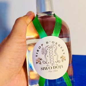 Haitian Vodou Orgeat Syrup: Dambala Wedo Offering - Klemerzine Sirop d'orgeat grenadine madere anisette loa lwa