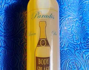 Paradis Champagne Cologne perfume Vodou Lwa, Hoodoo Conjure Water Dominican, Espiritismo boveda Oshun Misa Spiritism Bien Etre
