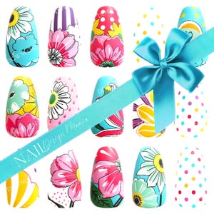 Pop Art Nail Design for Nail Printer | Water Decal Paper | Tattoo Transfer Paper | Nail Art | DIY