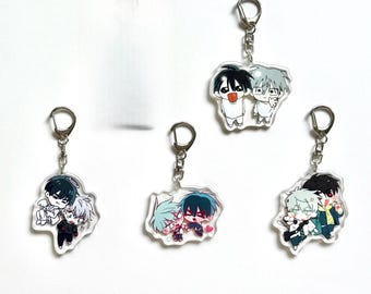Alien Stage acryl sleutelhanger, Alien Stage dubbelzijdige acryl sleutelhanger, Till, Mizi, Ivan, Luka, Sua, Hyuna, cadeau voor vrienden, verjaardagscadeau