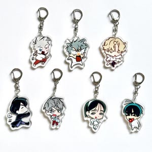 Alien Stage Acrylic Keychain, Alien Stage Double Side Acrylic Keychain, Ivan, Luka, Sua, Hyuna, Till, Mizi, Gift for friends, Birthday Gift