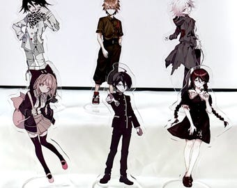 Danganronpa V3: Killing Harmony - Stand acrílico de doble cara, Kokichi Oma, Kaede Akamatsu, Shuichi Saihara, regalo para amigos