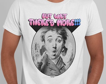 Funny Vintage Art Meme Infomercial Humor But Wait There's More Graffiti Pop Cotton Unisex Tee T-Shirt