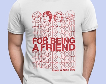 Maglietta unisex Golden Girls Thank You For Being A Friend Pop Cotton