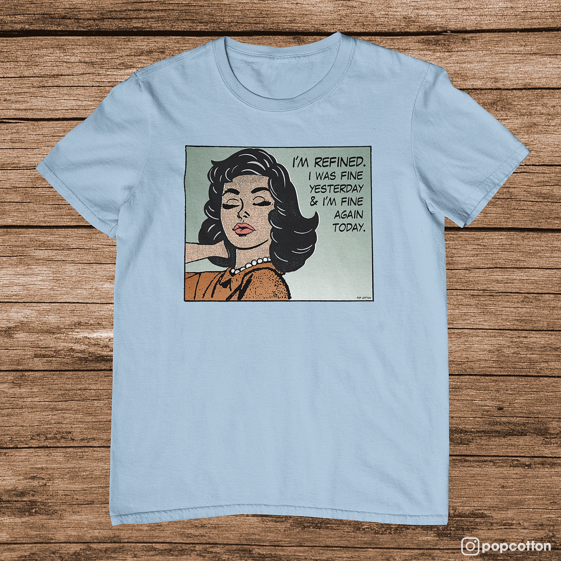 INS style comic T-shirt
