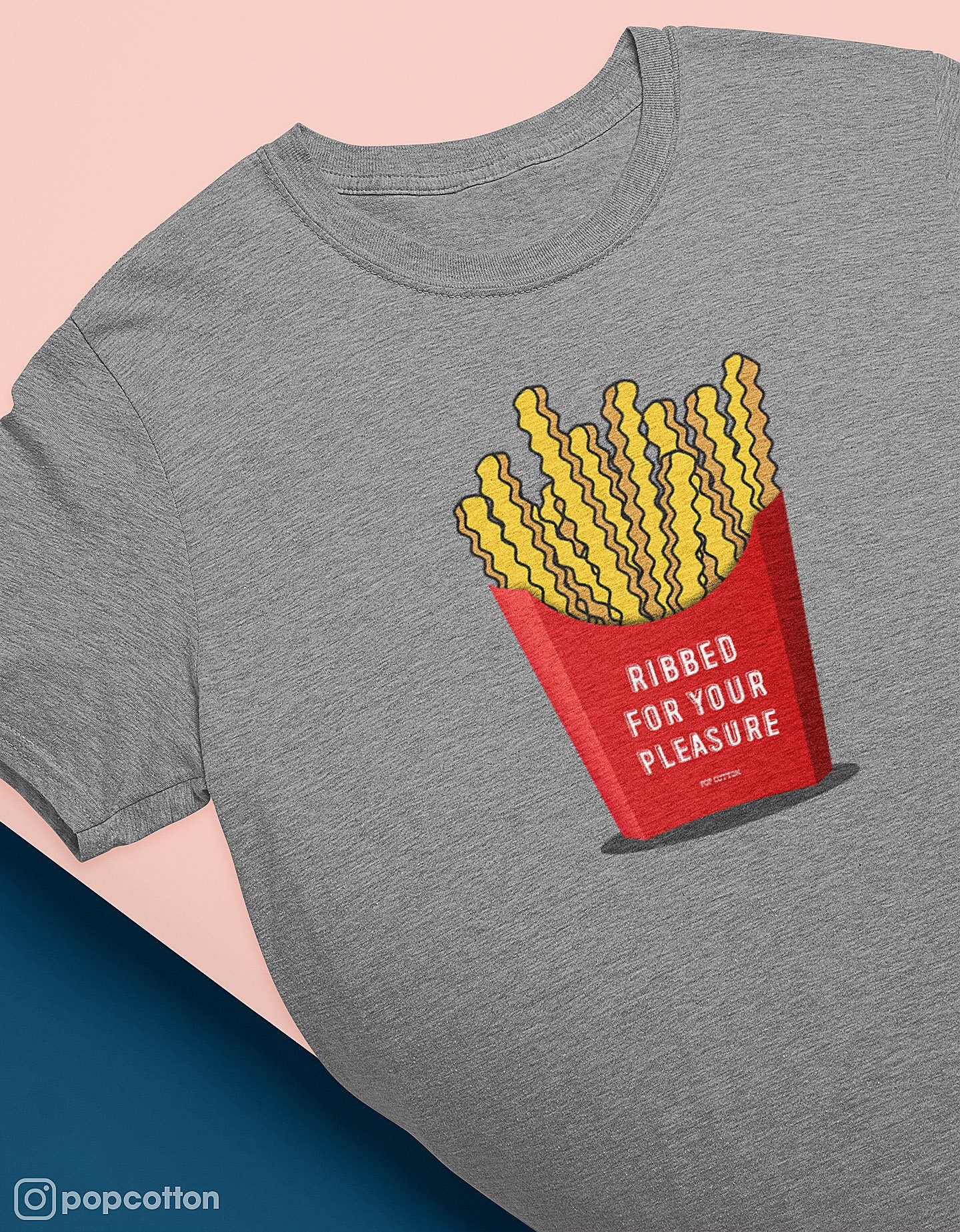 即日発送可能 Lサイズ VAULTROOM FRIES ICON TEE Funny Ribbed for Your Pleasure Crinkle French Fries Condom Sex