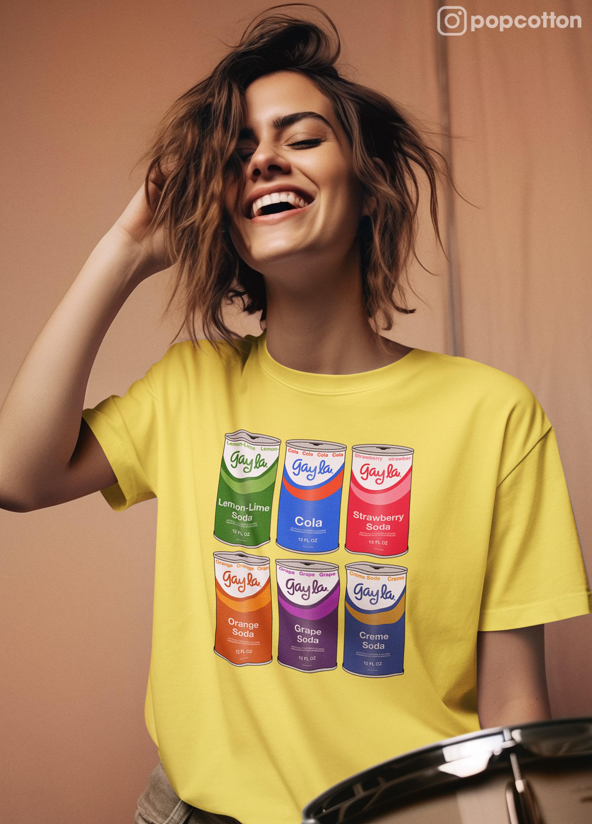 Vintage 70s Gayla Soda Pop Cotton Unisex Tee T-shirt - Etsy Israel