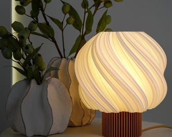 3D Printed Table Lamp: Modern Design, Eco-Friendly PLA