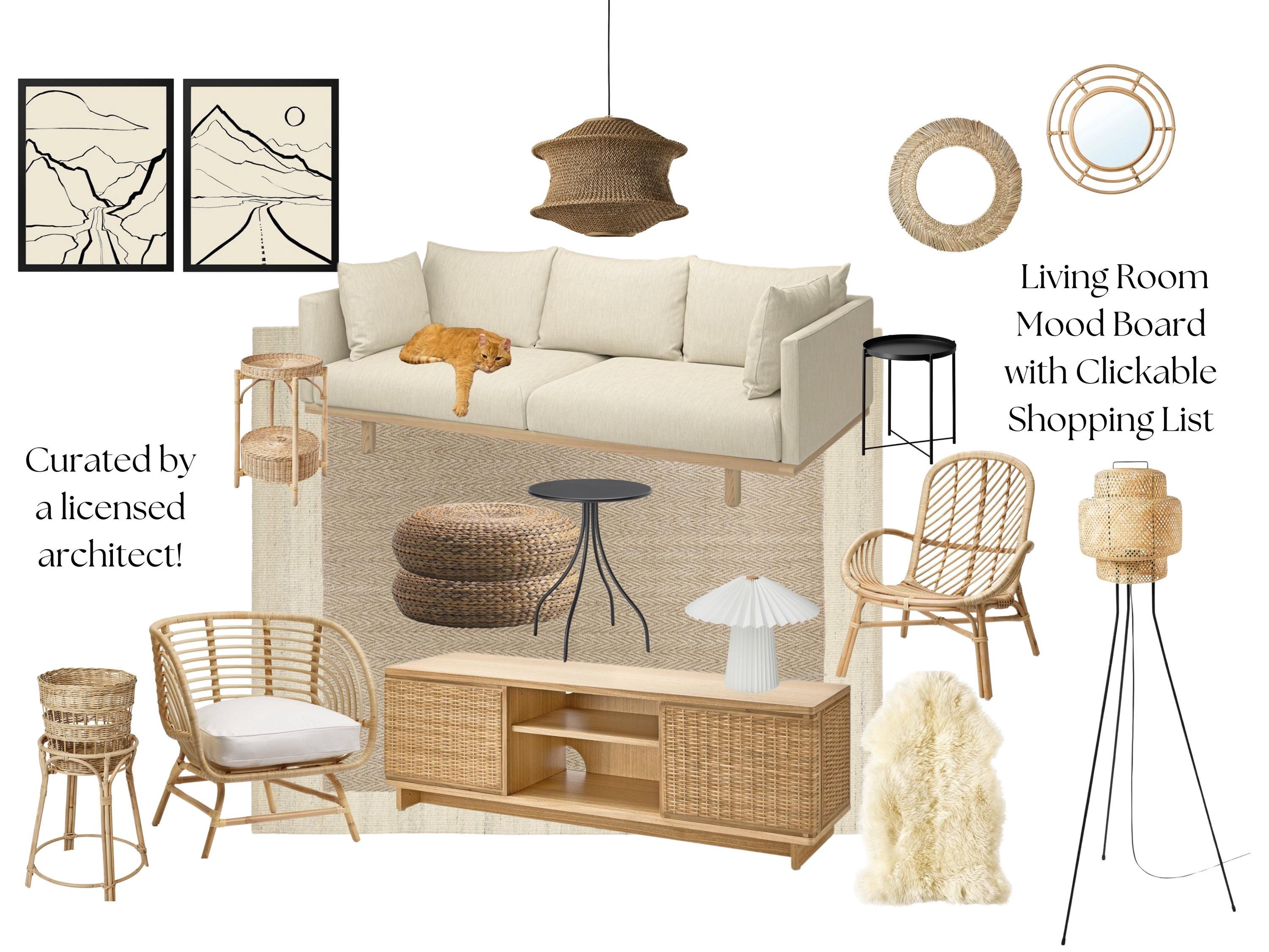 Bohemian Living Room IKEA – detail