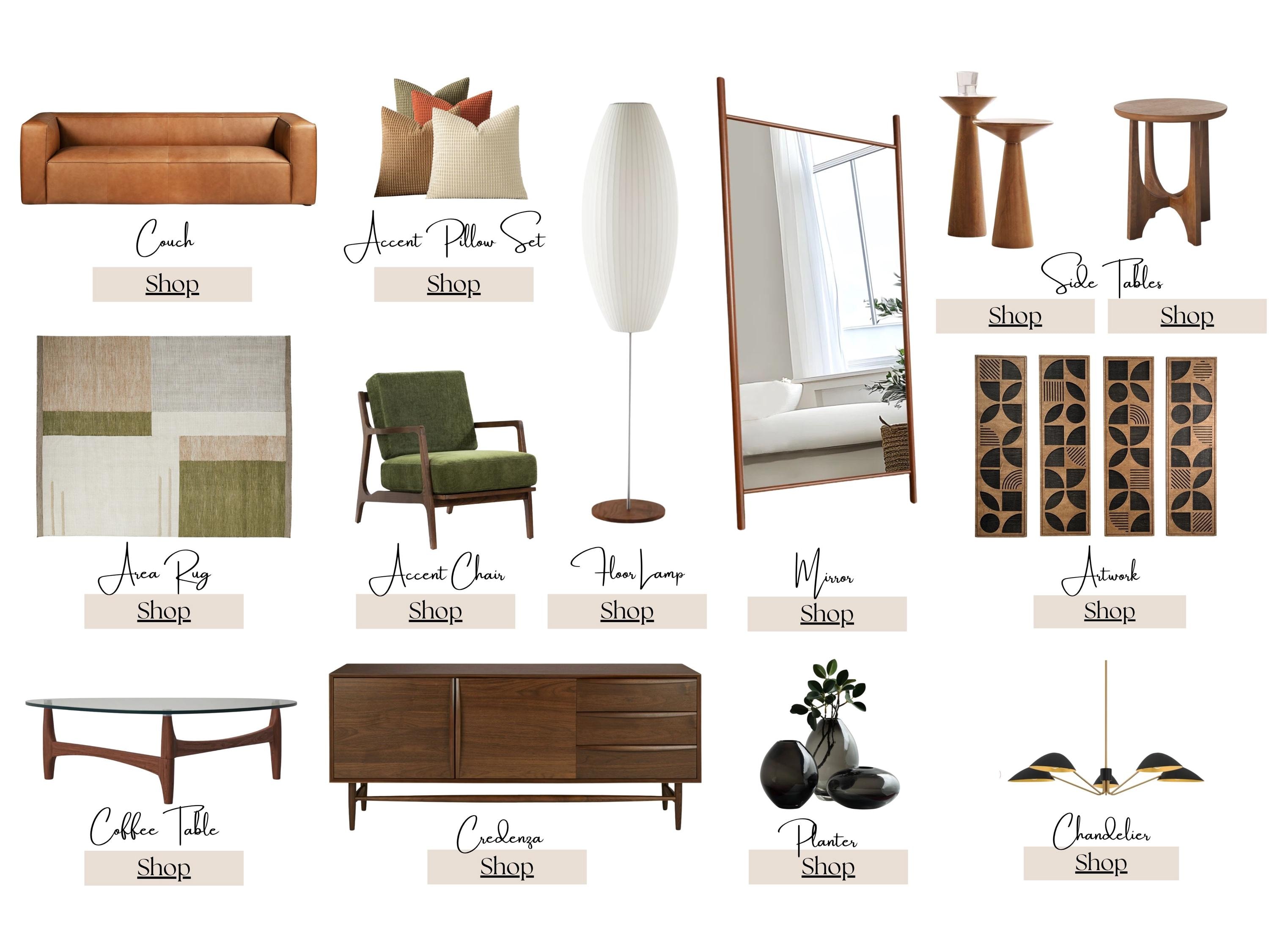 Midcentury Modern Living Room – detail