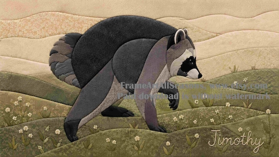 Kinusaiga Cutecore Jimothy Raccoon PNG, Jimothy PNG, Weirdcore, Racoon, Cryptid, Kinusaiga Pattern, Frame TV Art Printable Digital Download