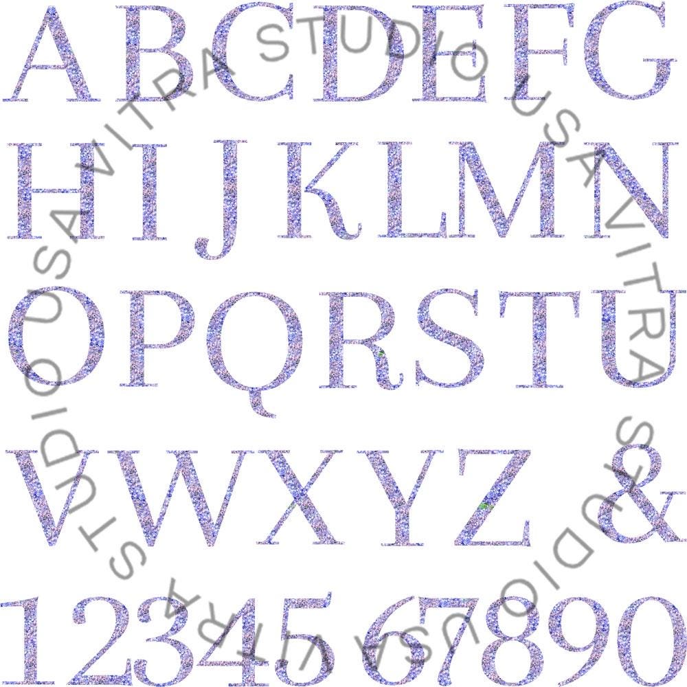 468 Floral Alphabet PNG Bundle, Gold Glitter Wedding Monogram, Tropical ...