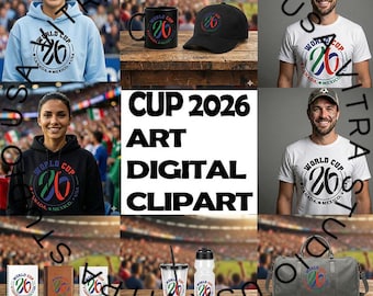 World Cup 2026 Logo PNG | USA Mexico Canada, Sublimation Design (Digital Download)