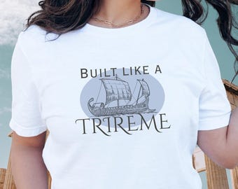 Camiseta de trirreme de la antigua Grecia: Camiseta para aficionados a la historia