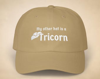 Gestickte Tricorn Hat-Baseballmütze: Amerikanische Revolutionsgeschichte