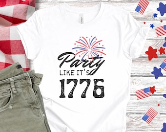 Camiseta "Fiesta como si fuera 1776": Camiseta patriótica del 4 de julio
