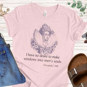 Elizabeth I Men&#39;s Souls Quote T-Shirt: Tudor History Tee